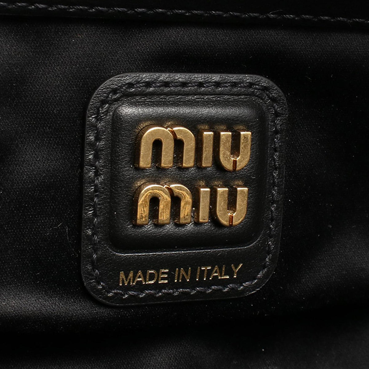 Miu Miu Medium Leather Bow Shoulder Bag