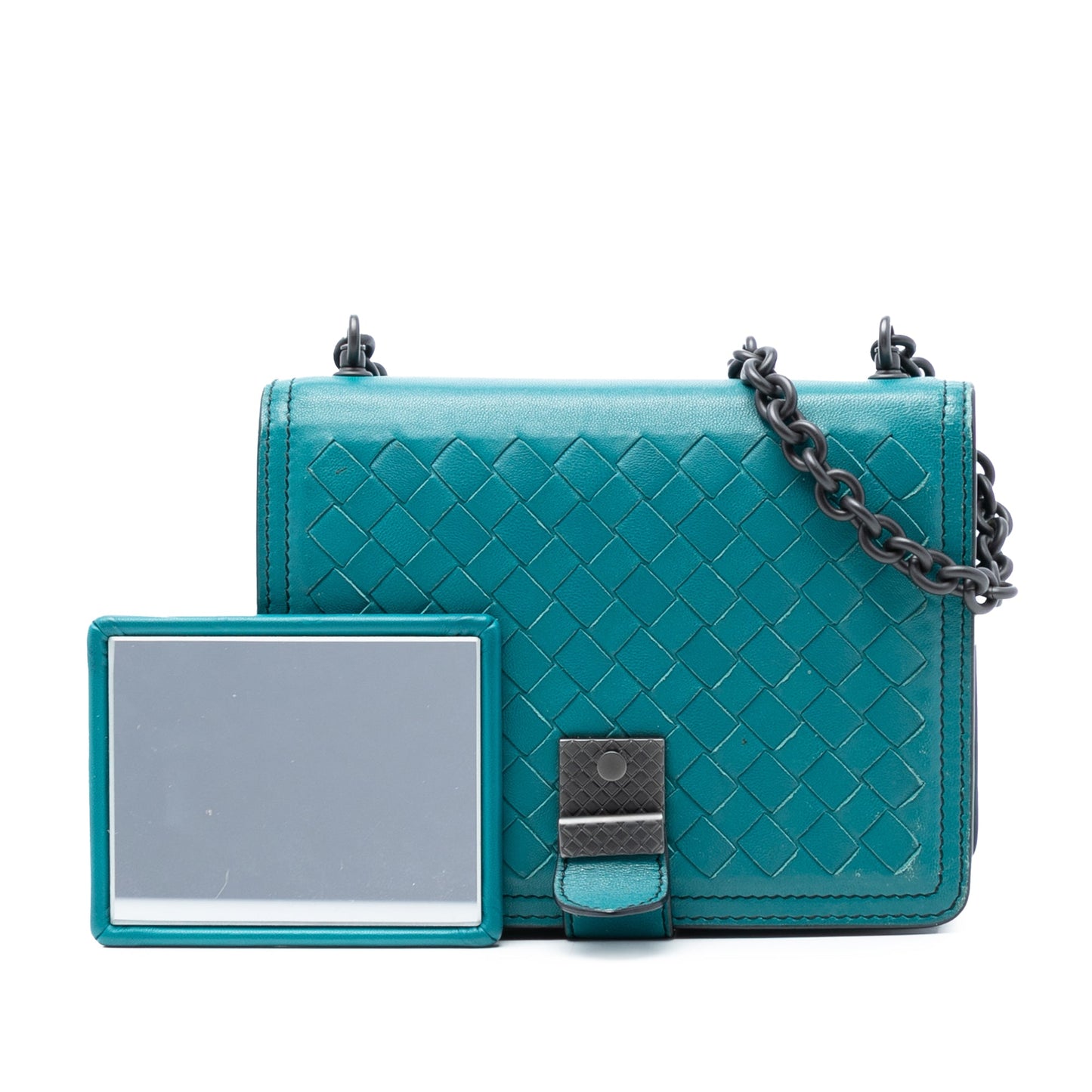 Bottega Veneta Mini Nappa Intrecciato Runway Shoulder Bag