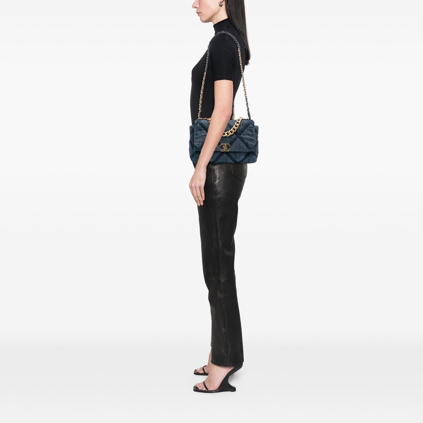Chanel Large Denim 19 Flap