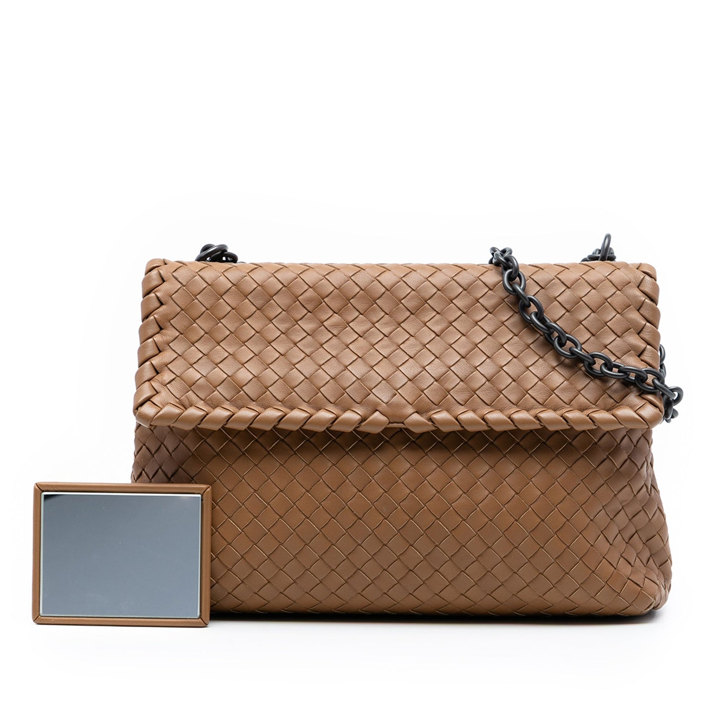Bottega Veneta Medium Nappa Intrecciato Olimpia Shoulder Bag
