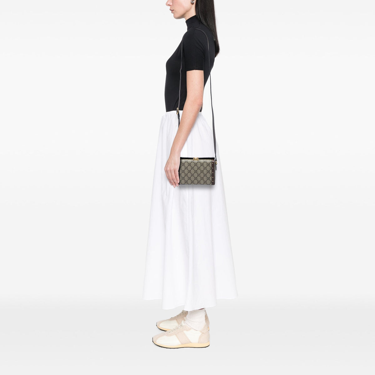 Gucci Mini GG Supreme Trunk Crossbody