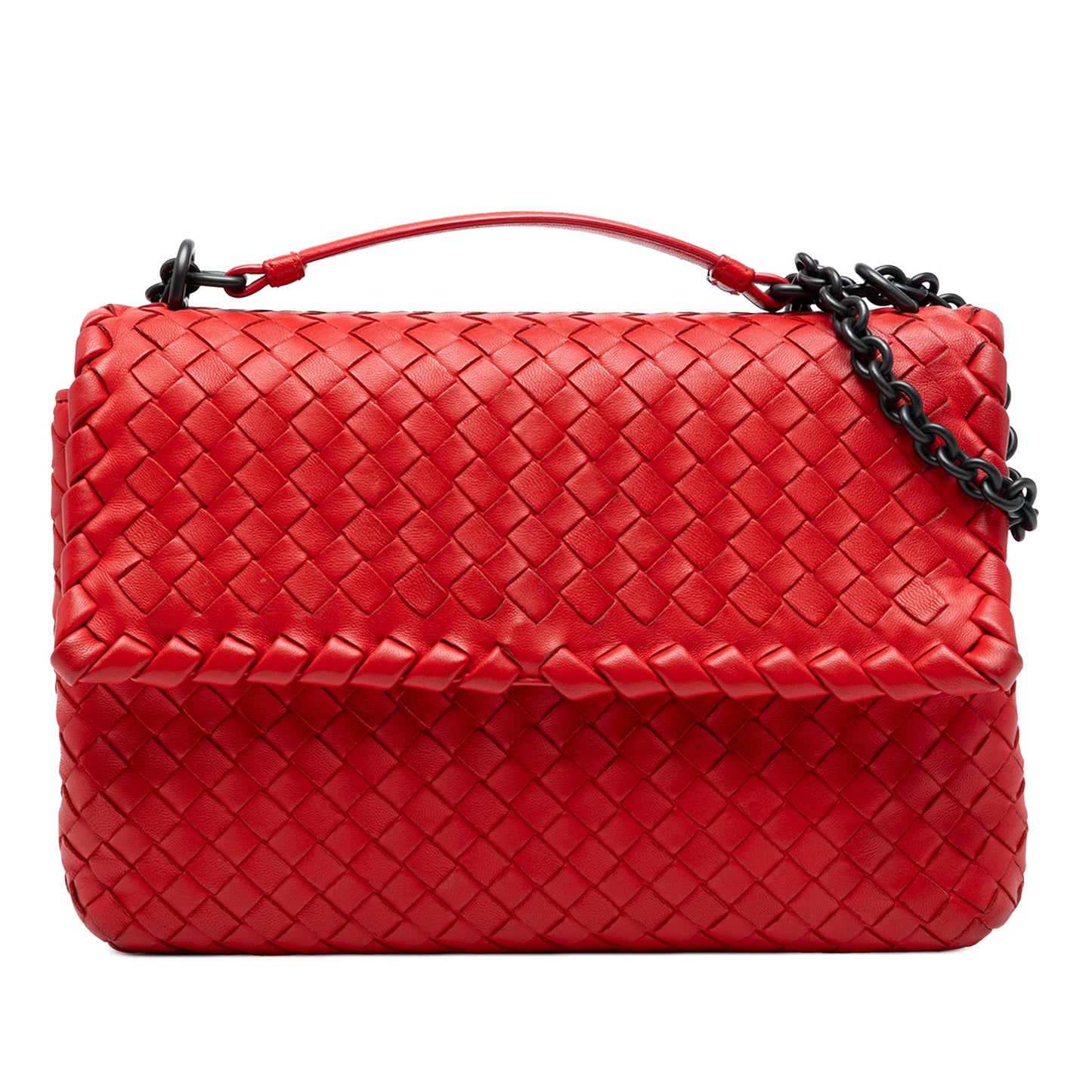 Bottega Veneta Small Nappa Intrecciato Olimpia Shoulder Bag