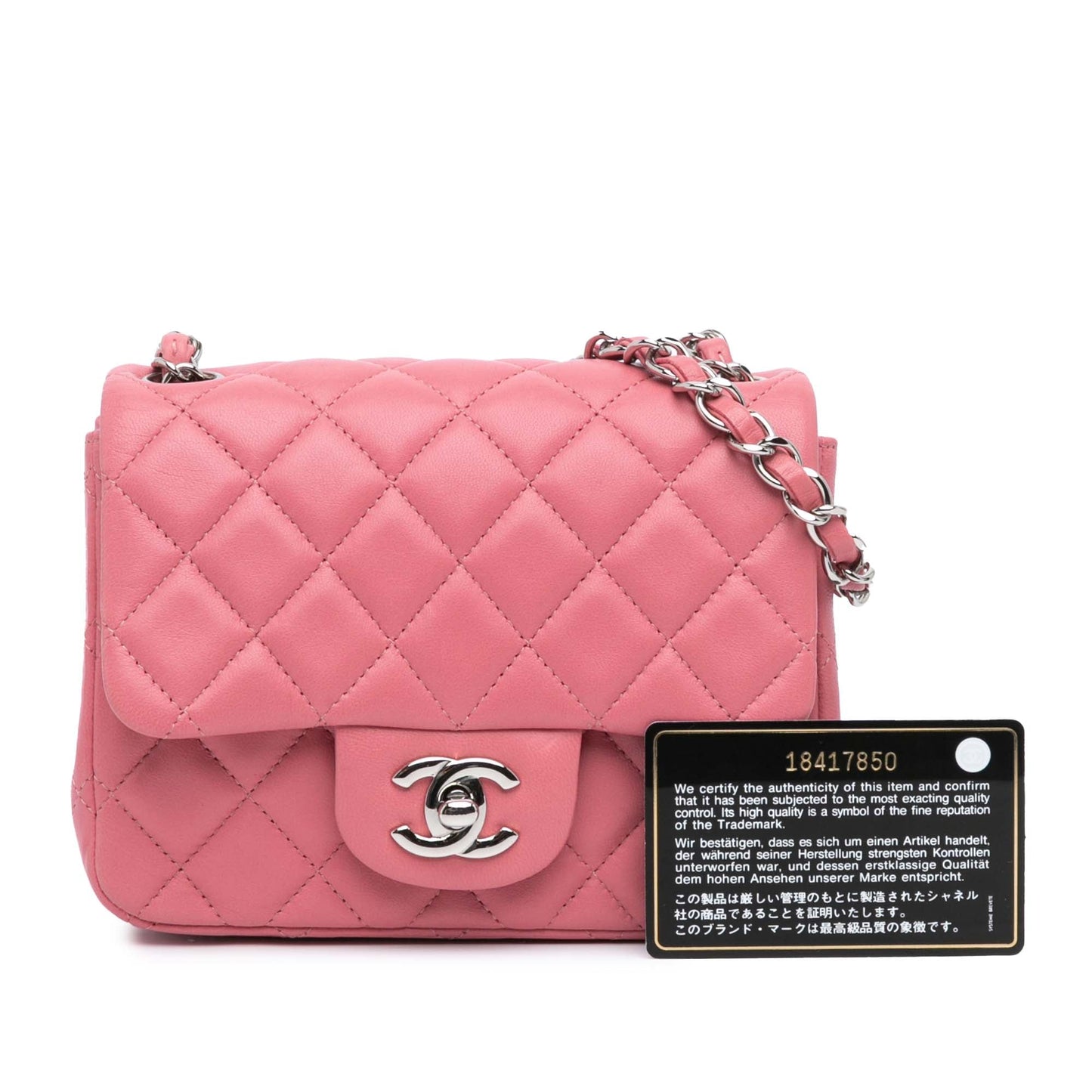 Chanel Mini Square Classic Lambskin Single Flap