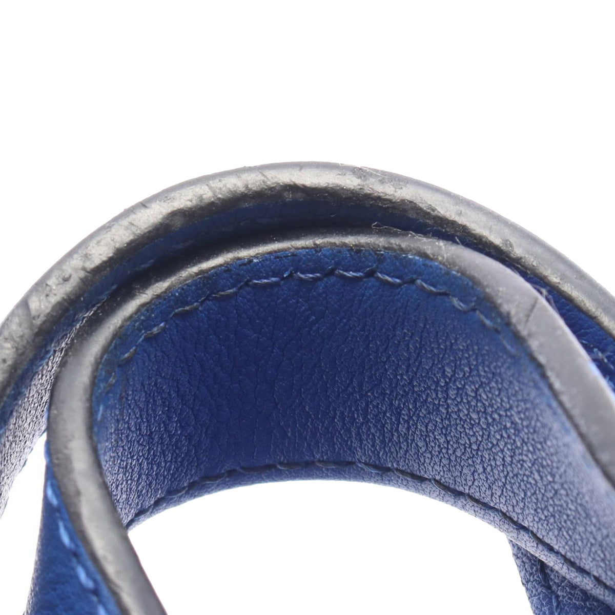 LOEWE Small Bicolor Calfskin Hammock Satchel — Blue