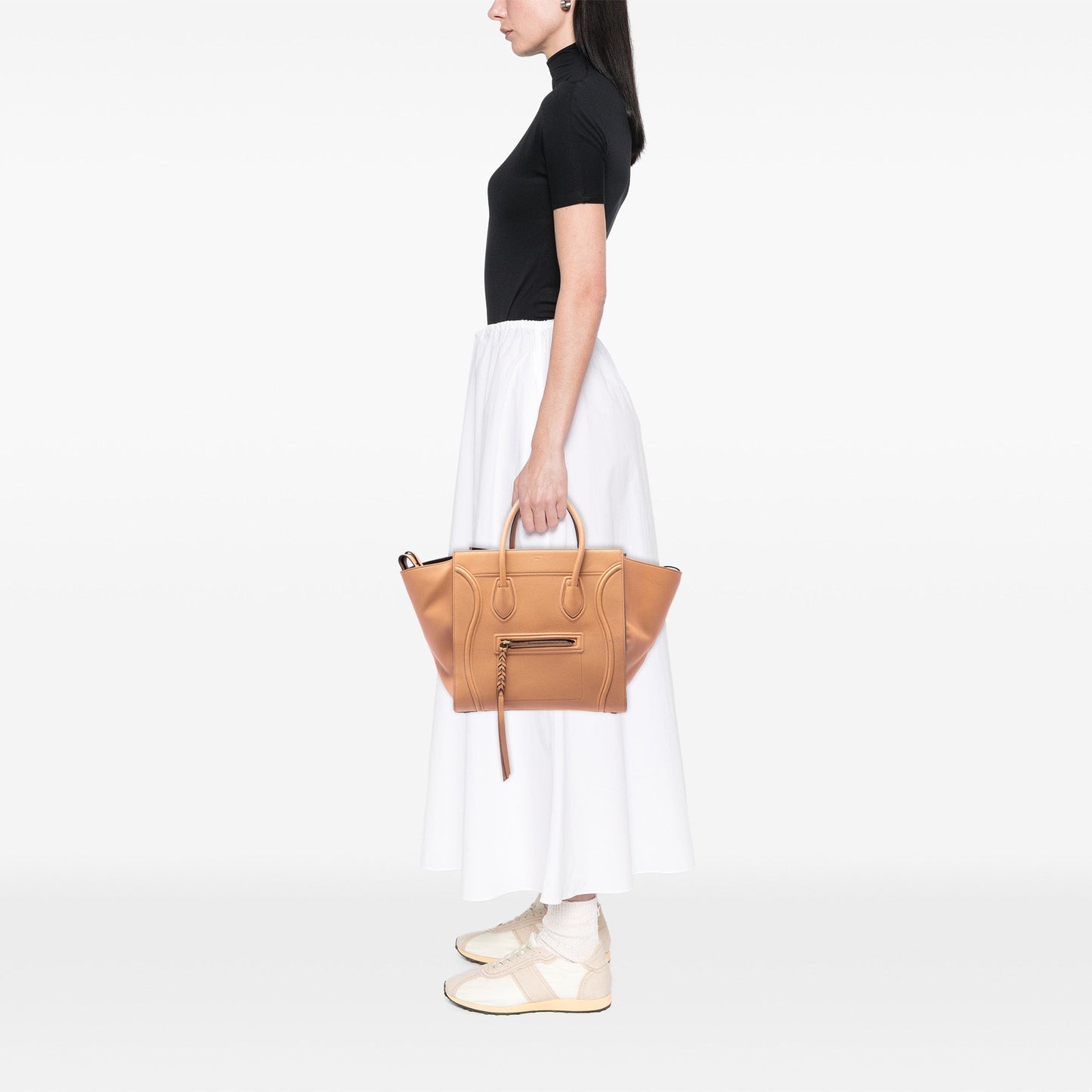 Celine Medium Leather Phantom Luggage Tote