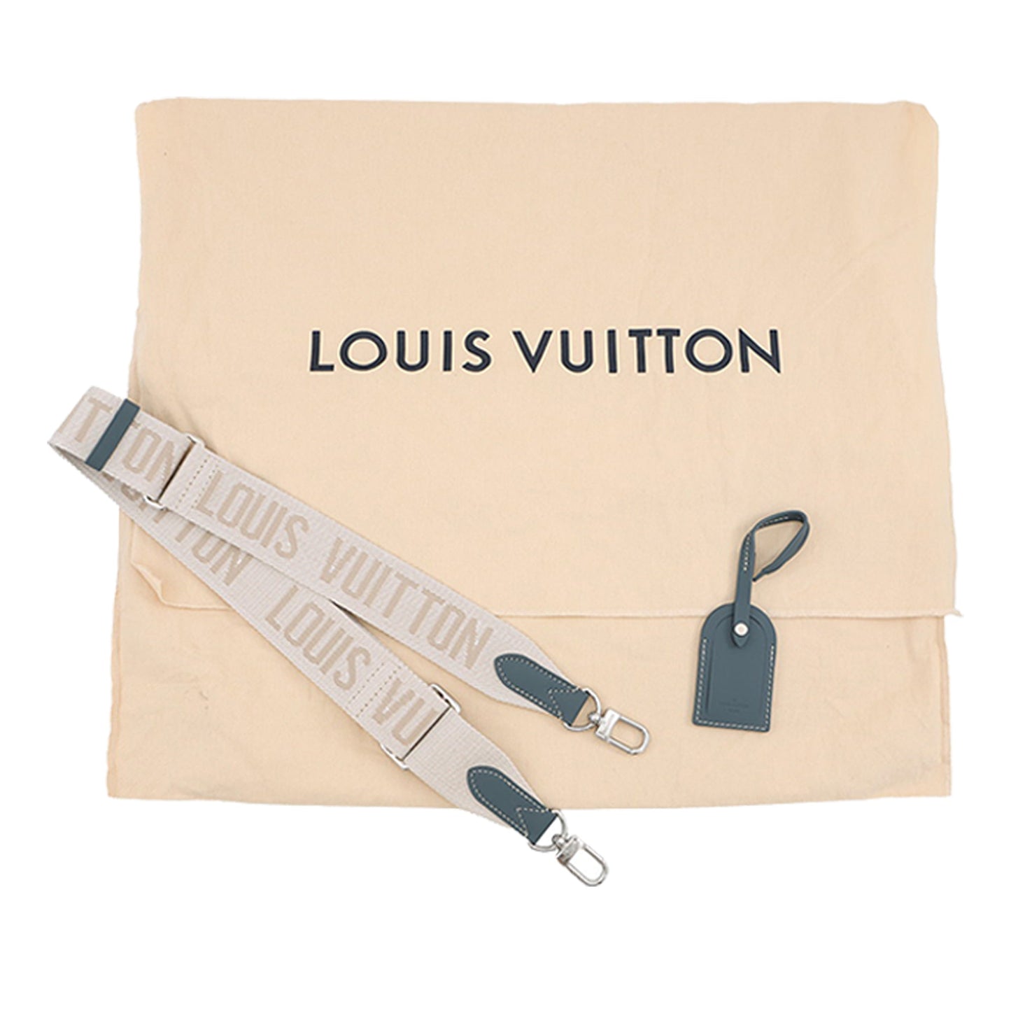 Louis Vuitton Monogram Washed Denim Weekend Tote