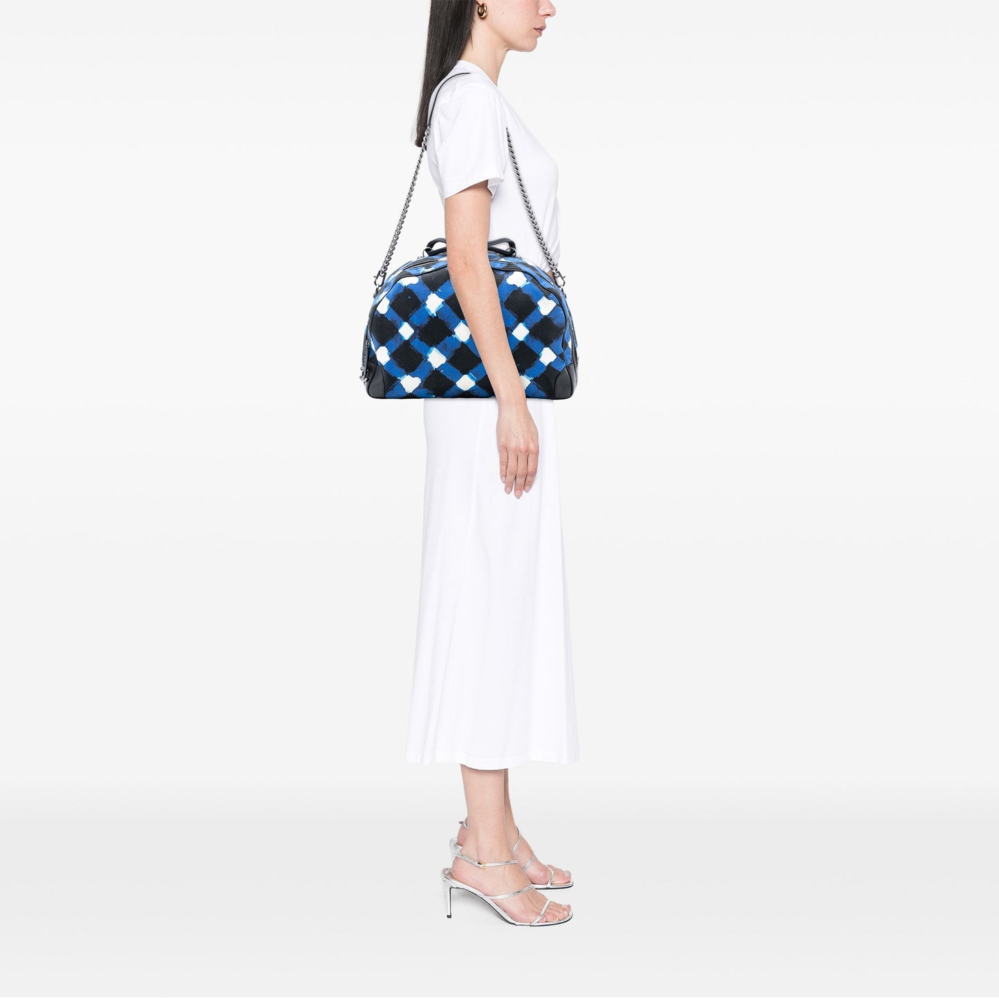 Chanel Printed Canvas and Caviar Airlines Round Trip Travel Bag