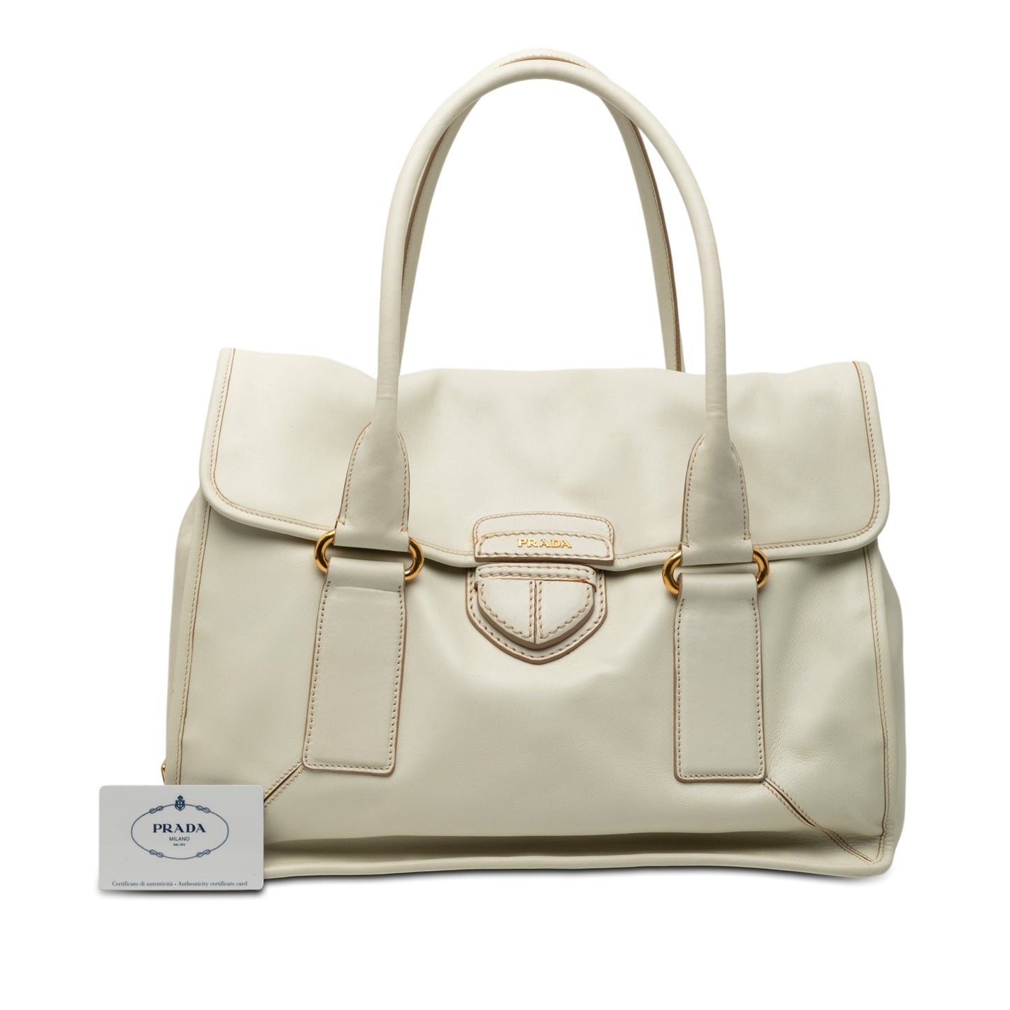 Prada City Calf Handbag