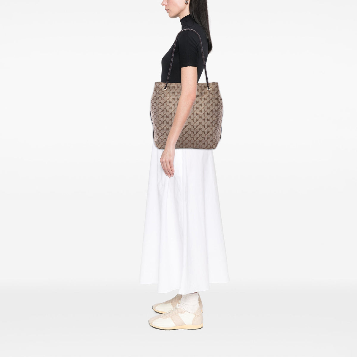 Gucci Large GG Canvas Gifford Tote