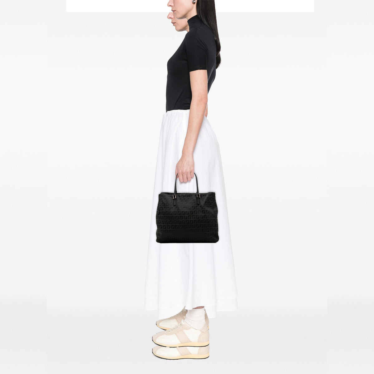 Fendi Zucchino Canvas Tote