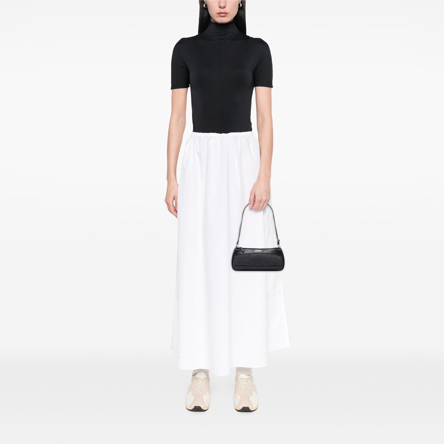 Gucci Denim Web Shoulder Bag