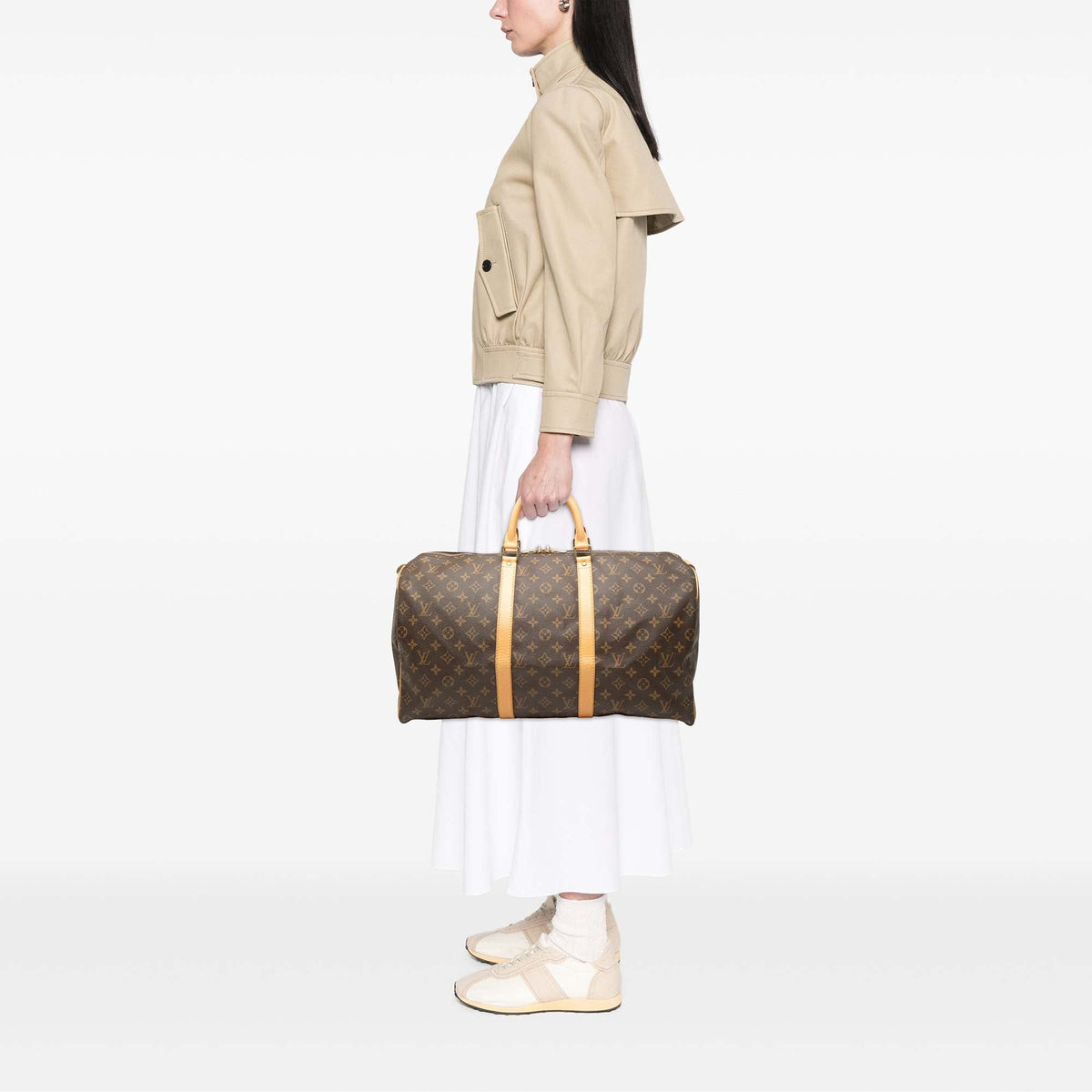 Louis Vuitton Monogram Keepall 50 — Brown