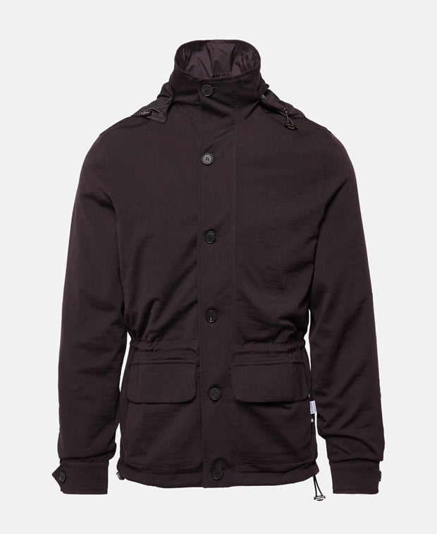 Reversible wool jacket