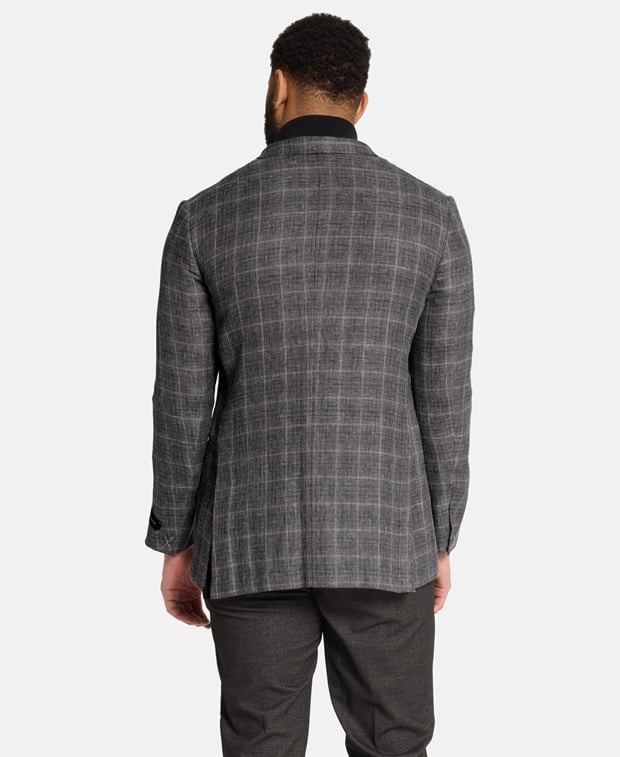 Zegna Suit jacket with linen Grey
