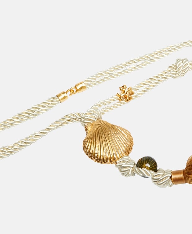 Tory Burch Necklace Yellow