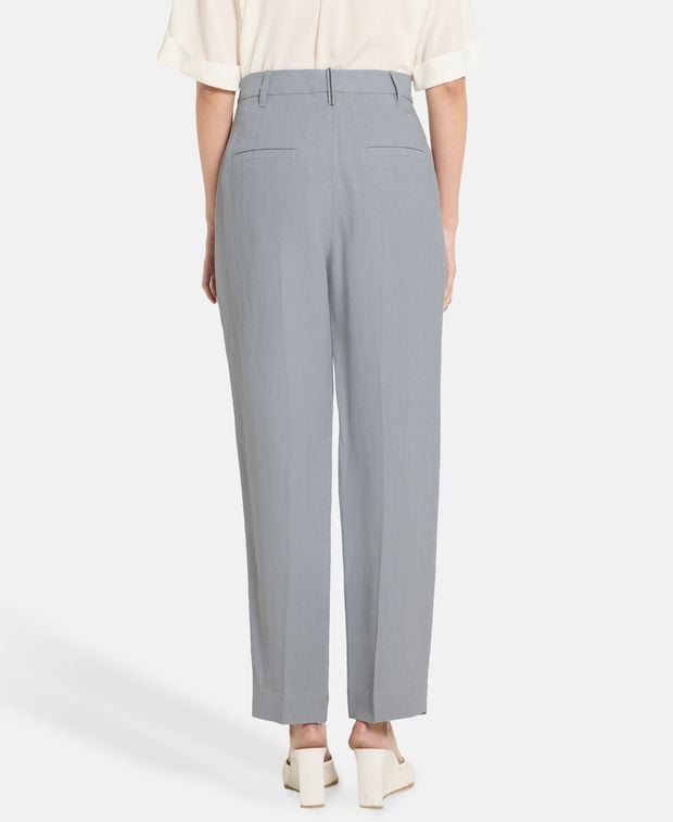 Brunello Cucinelli Linen-blend trousers