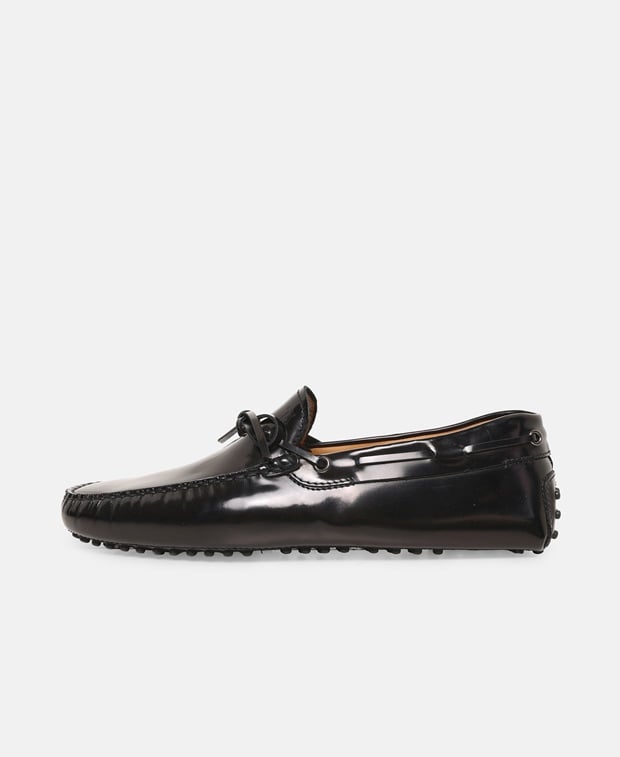 Tod's New Laccetto Occh Moccasins Caviar Black