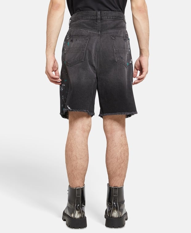 Amiri Denim painter bermuda Denim shorts Anthracite