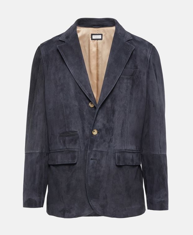 Brunello Cucinelli Leather blazer