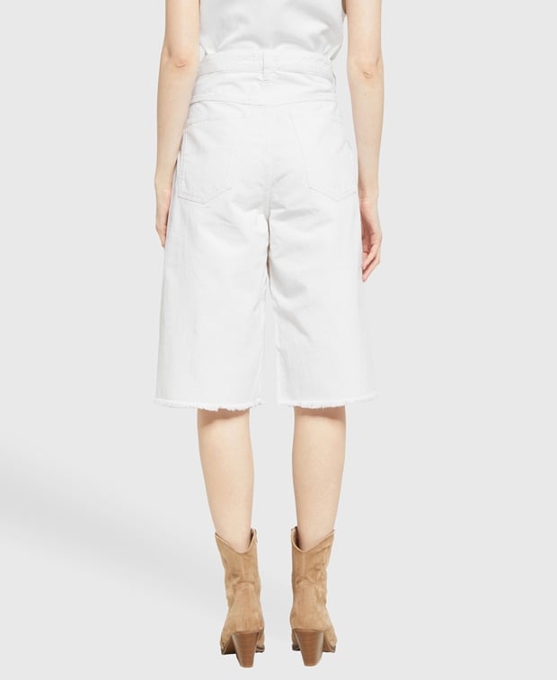 Isabel Marant Natalina Denim shorts White