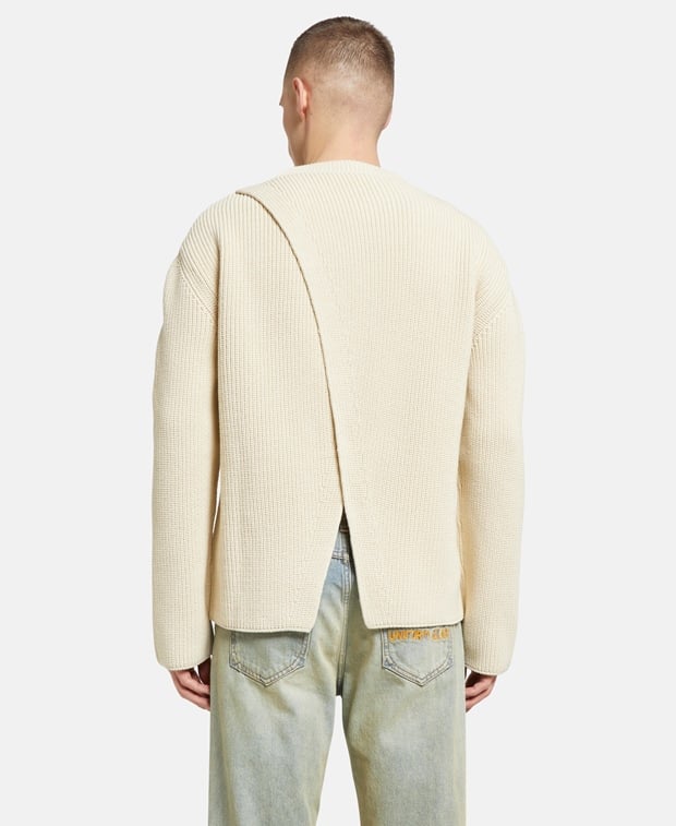 Jil Sander Long-sleeved jumper Natural