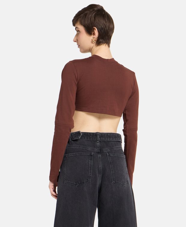 Jacquemus Long-sleeved top Brown