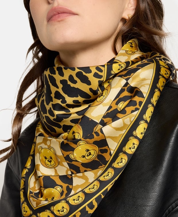 Moschino Silk square scarf