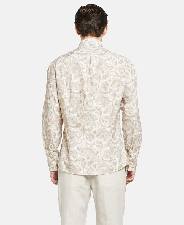 Brunello Cucinelli Long-sleeved shirt - slim fit