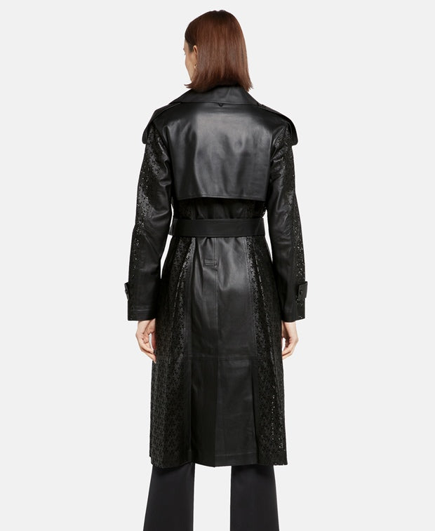 Mackage Leather trench coat