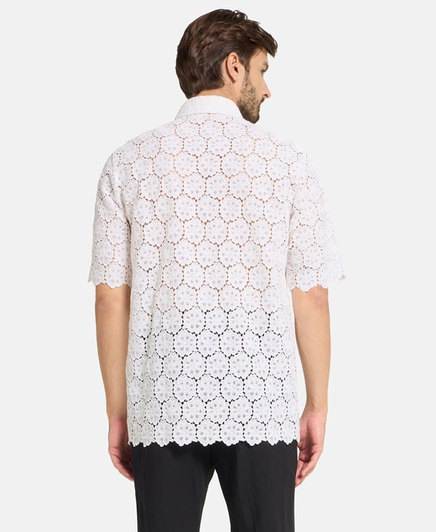 Valentino Garavani Crochet lace shirt