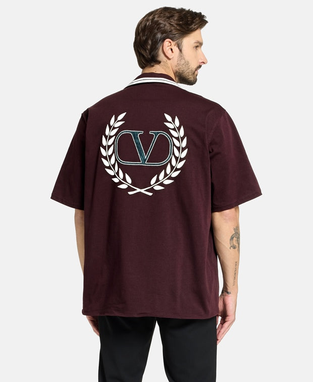 Valentino Garavani Short-sleeved shirt Bordeaux