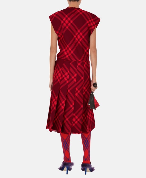 Burberry Wool dress Bordeaux