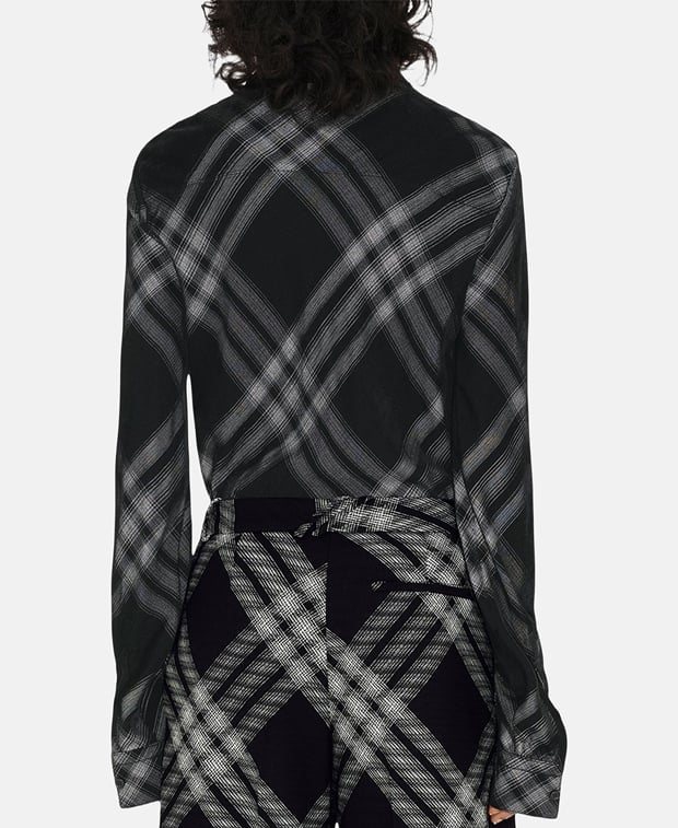 Burberry Long-sleeved blouse Grey