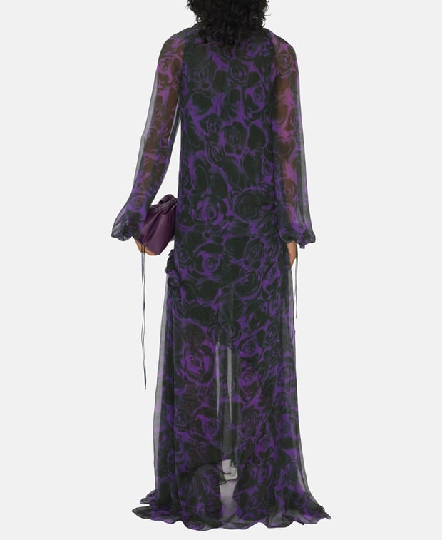 Burberry Silk dress Aubergine