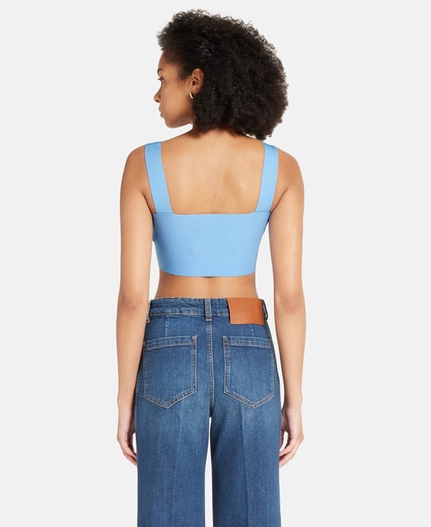 Victoria Beckham Knitted crop top