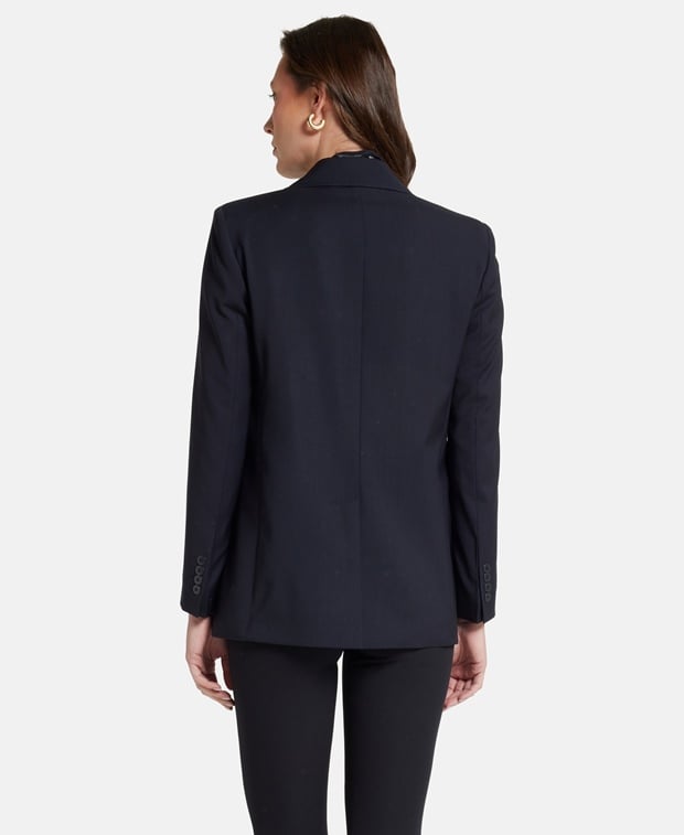Max Mara Studio Blazer with flap pockets Blue