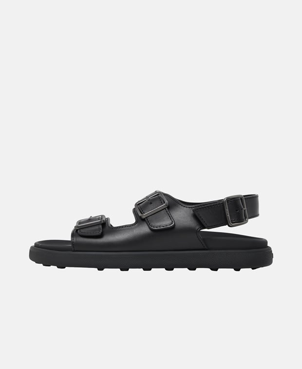 Tod's Fibbie Sandals Black