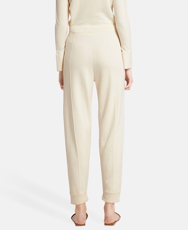 Toteme Knitted trousers Ecru