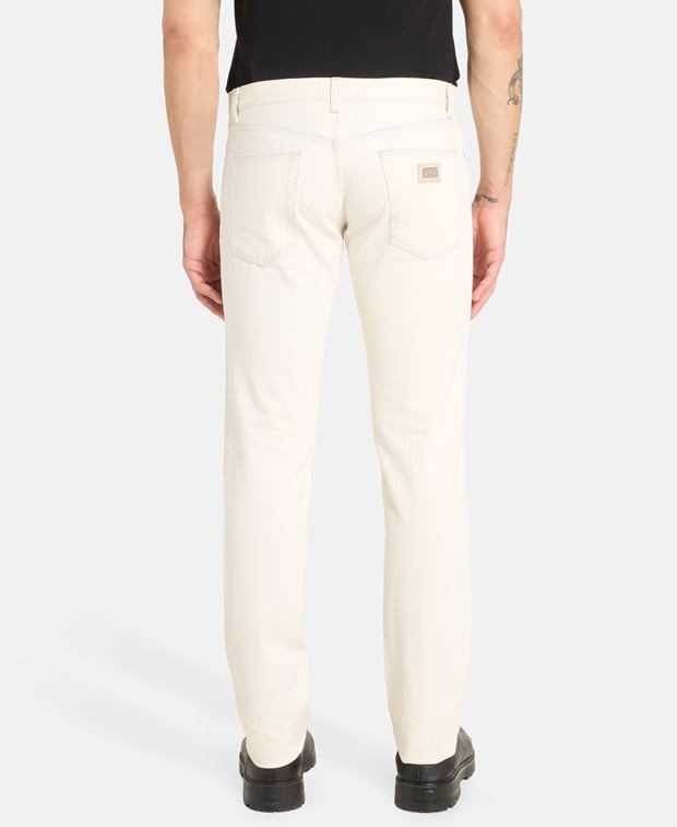 Dolce & Gabbana Slim fit jeans Ecru
