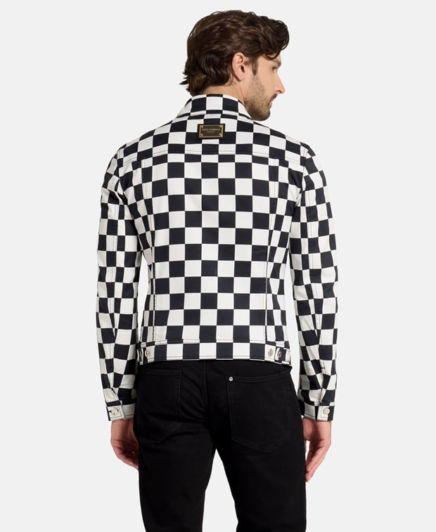 Dolce & Gabbana Jacket with all-over print Black