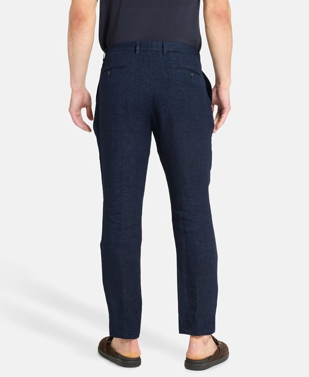 Dolce & Gabbana Linen trousers Light Blue