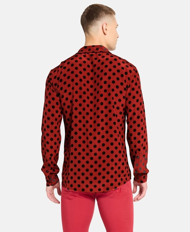 Dolce & Gabbana Long-sleeved shirt - regular fit Red