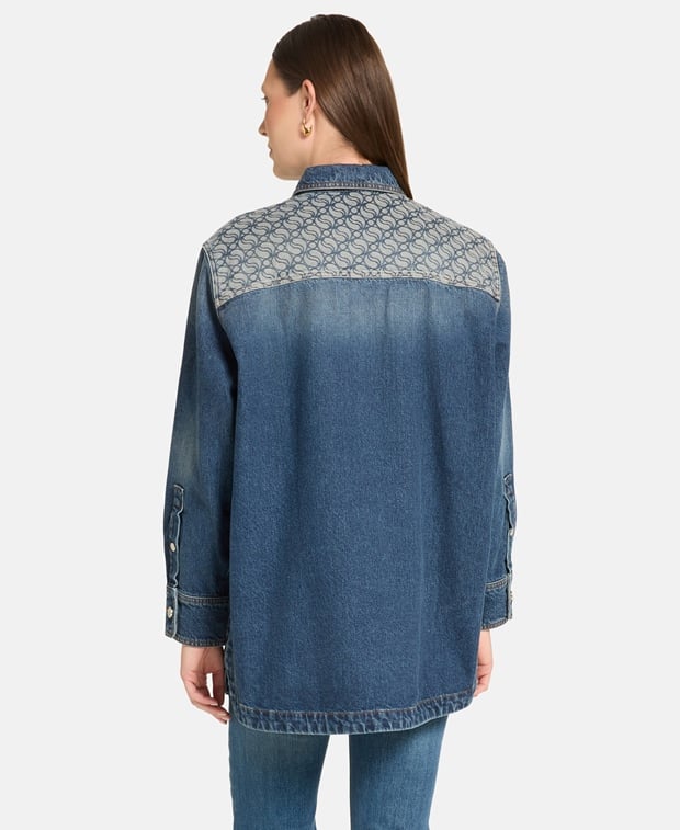 Stella McCartney Long sleeved denim shirt, regular fit