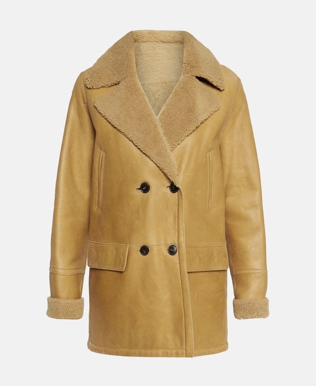 Yves Salomon Leather coat