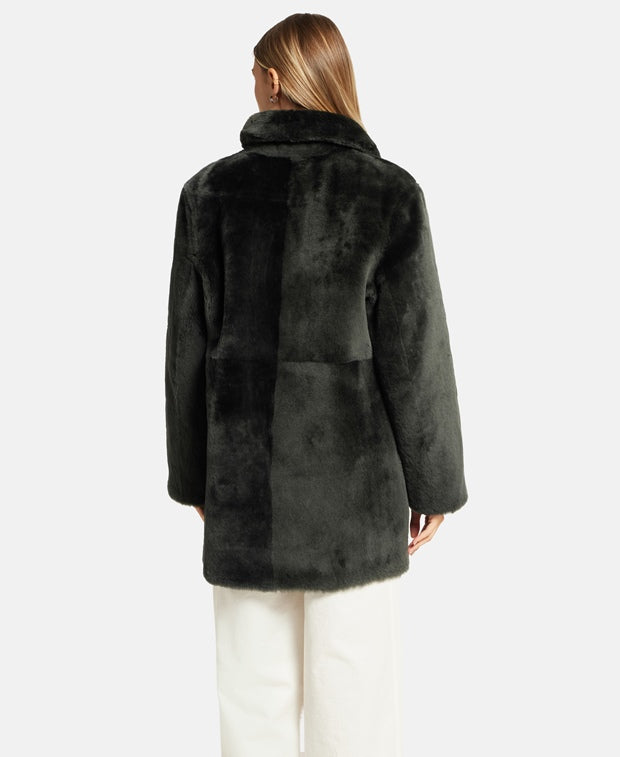Yves Salomon Leather coat