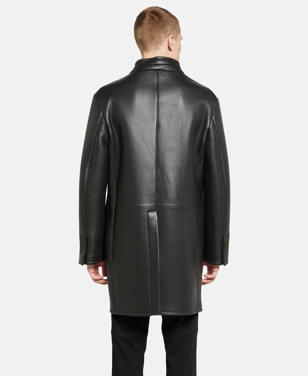 Yves Salomon Trench coat Black