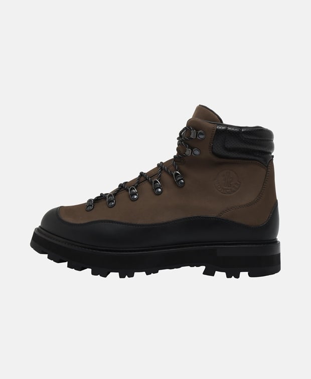 Moncler Lace-up boots Dark Brown