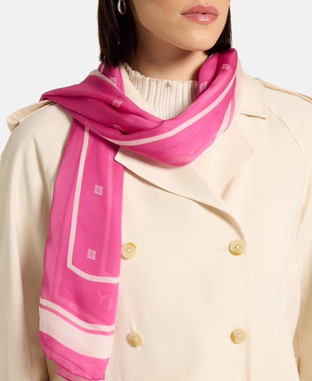 Givenchy Silk scarf Pink