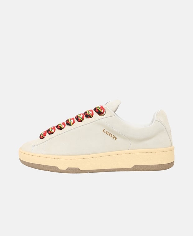 Lanvin Basses Curb Lite Sneakers White