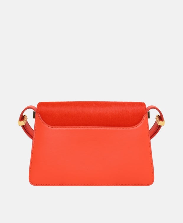Lanvin Leather shoulder bag Orange